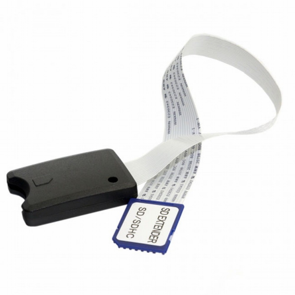 Standard SD SDHC Memory Card Kit Male to SD Female Extension Soft Flat FPC Cable Extender 25cm