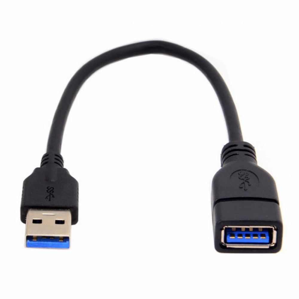 USB 3.0 Type-A Male to USB 3.0 Type-A Female Extension Cable 20cm 5Gbps