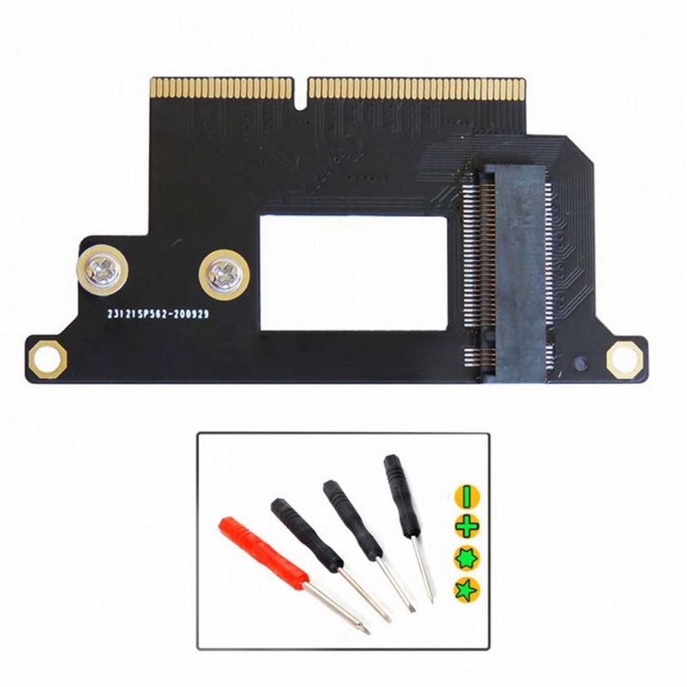 M.2 NGFF M-Key NVME SSD Convert Card fit for Macbook Pro  2016 2017 13