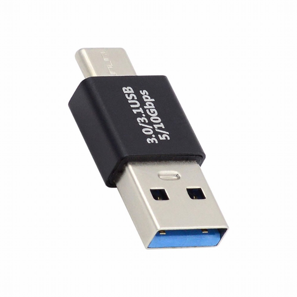 USB3.0 Type A Male to USB 3.1 Type C Male Data 10Gbps Charge Adapter for Laptop Phone