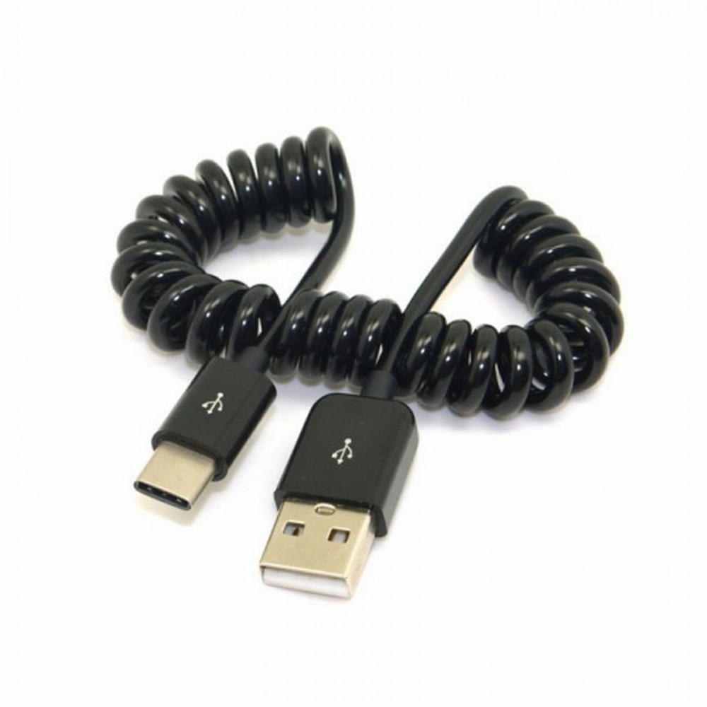 Stretch USB-C 3.1 Type C Male to Standard USB 2.0 A Male Data Cable for Tablet & Mobile Phone