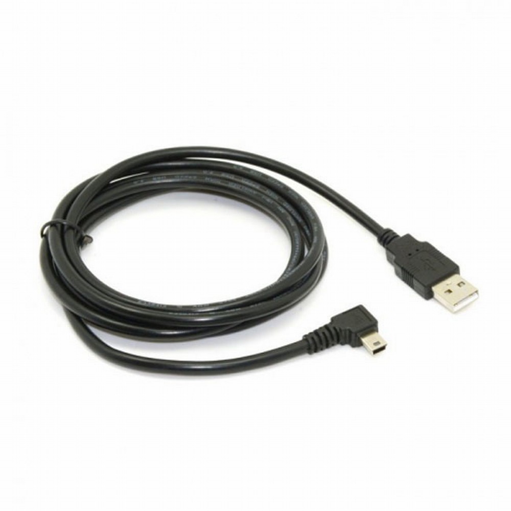 Mini USB B Type 5pin Male Right Angled 90 Degree to USB 2.0 Male Data Cable 6ft 1.8m