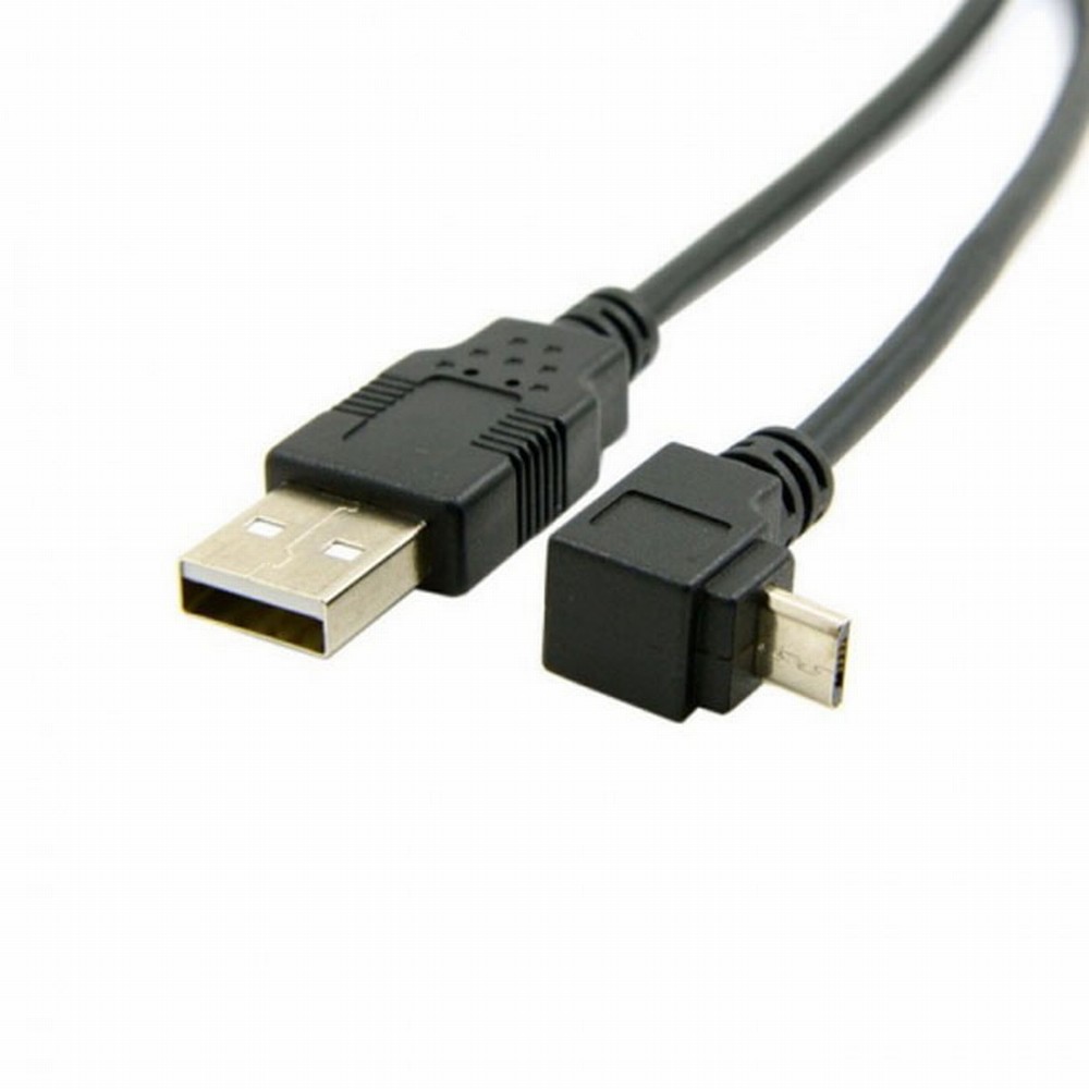 100cm Up Angled 90 Degree Micro USB Male to USB Data Charge Cable for Cell Phone  Tablet