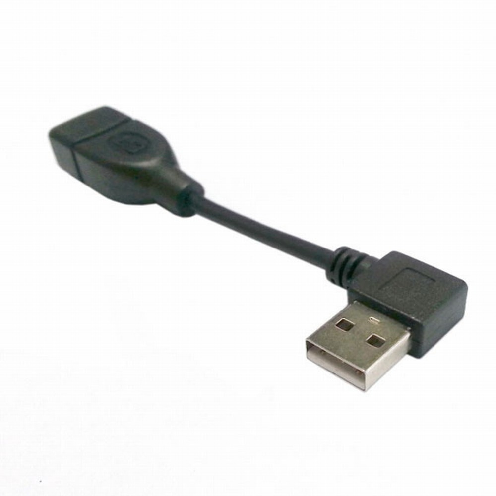480Mbps USB 2.0 Right Angled 90 Degree A type Male to Female Extension Cable