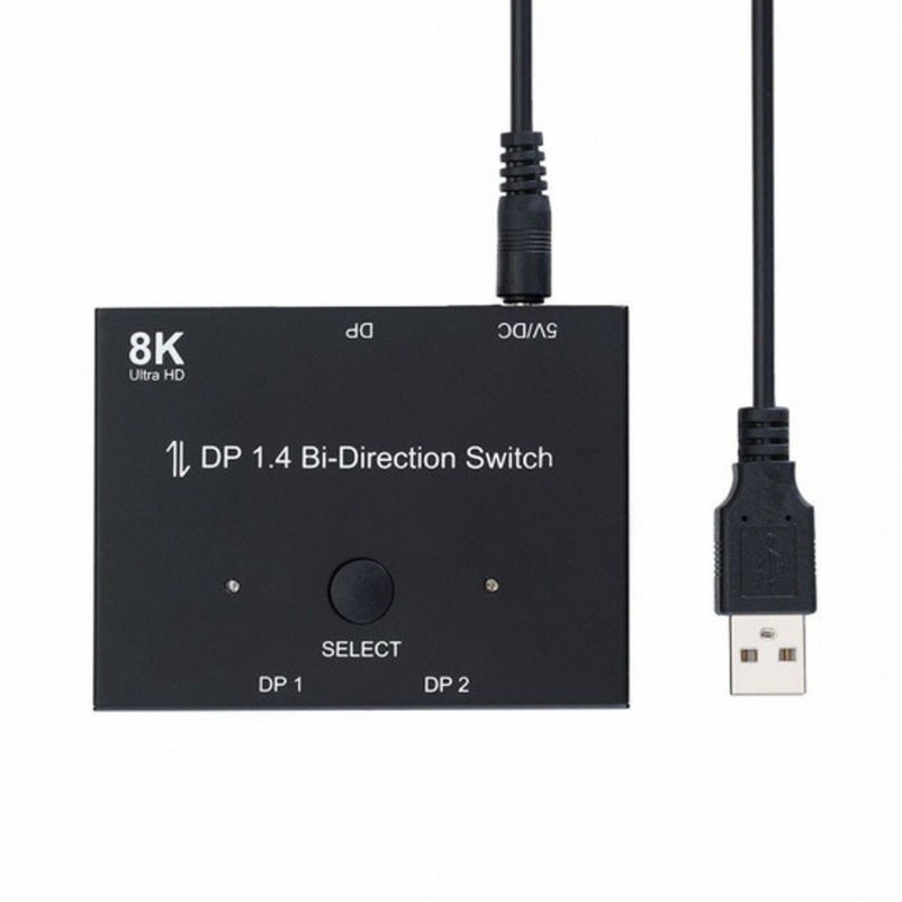 DP DisplayPort 1.4 Bi-Direction Switch MST Hub Support HDCP SST Extended 8K@30hz 4K@60hz