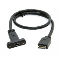 USB 3.1 Front Panel Header to USB-C Type-C Female Extension Cable 40cm with Panel Mount Screw