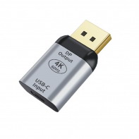 USB-C Type C Female Source to Displayport DP Sink HDTV Adapter 4K 60hz 1080p for Tablet & Phone & Laptop